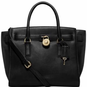 Michael Kors Hamilton Satchel Black